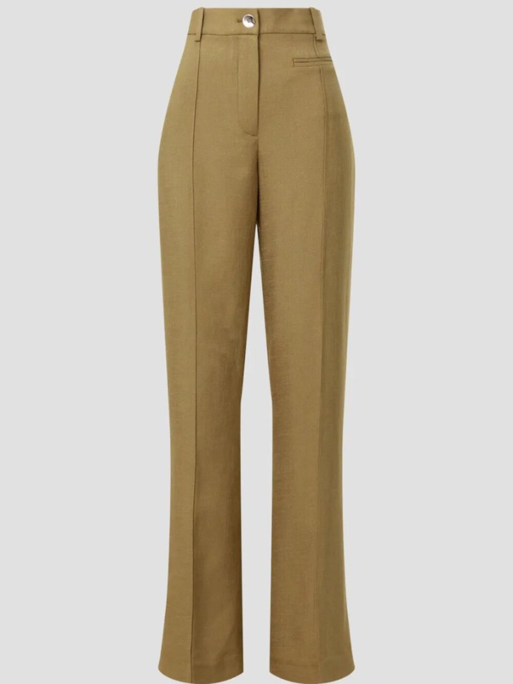 Club Monaco Flawless Trousers in Tan Camel Beige Formal Straight Leg Pants 2